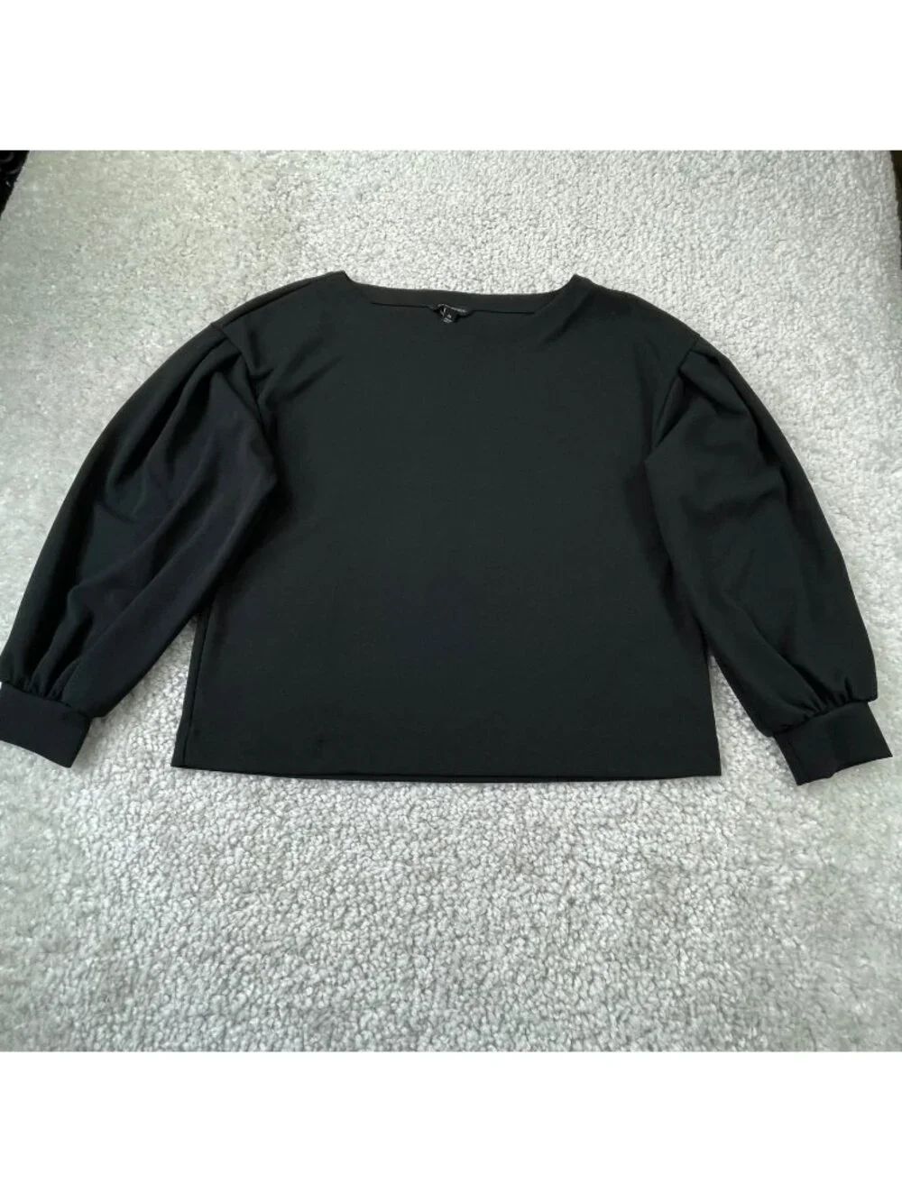 Banana Republic Dropped Shoulder Blouse Black Womens Medium
